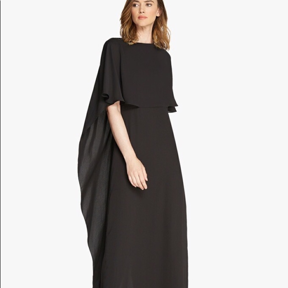 Halston Heritage black long dress
